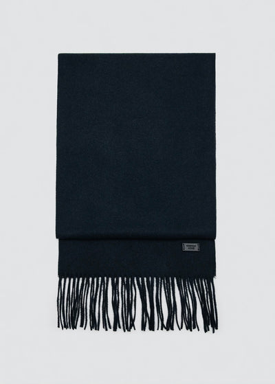 ÉCHARPE UNIE À FRANGES