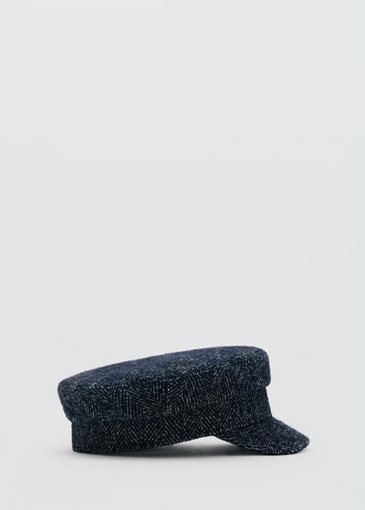 casquette baker laine mélangée