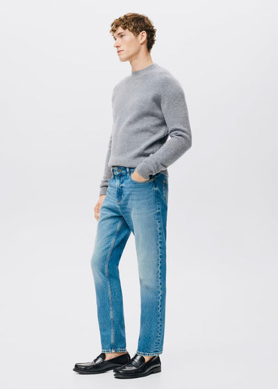 Jean Ben Cropped Tapered-Fit Mango