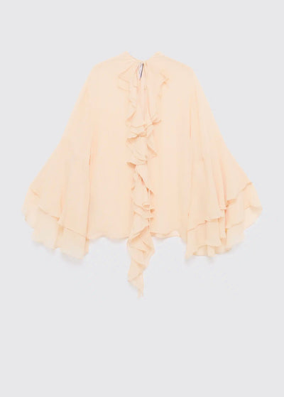 Blouse Volants Manches Cloche