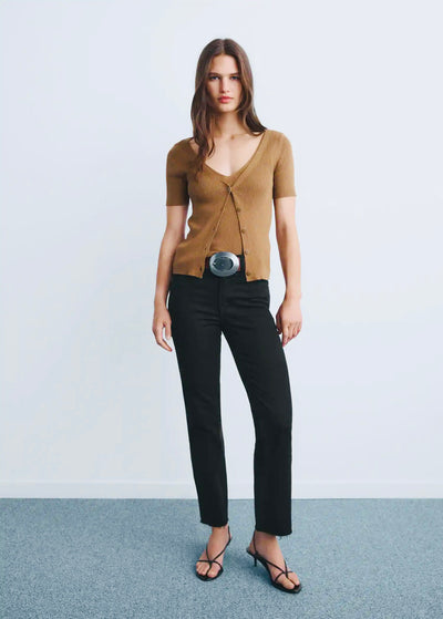 Jean Sienna Flare Crop