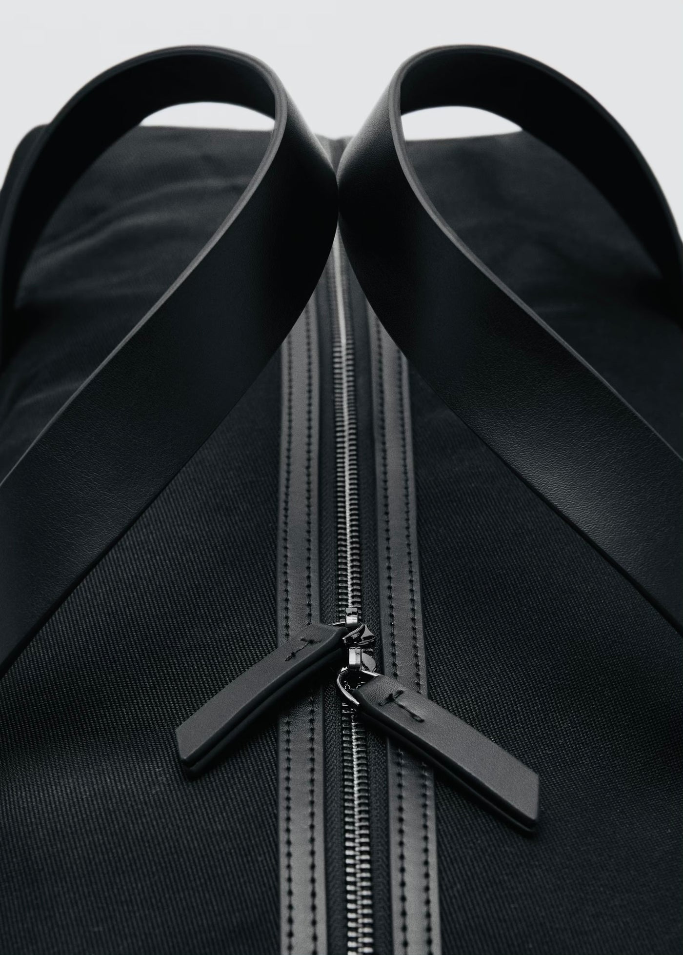 Sac bowling combiné cuir Mango