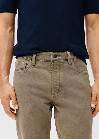 Jean Ben Cropped Tapered-Fit Mango