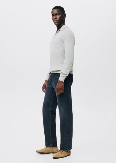 Pull over polo coton microstructure