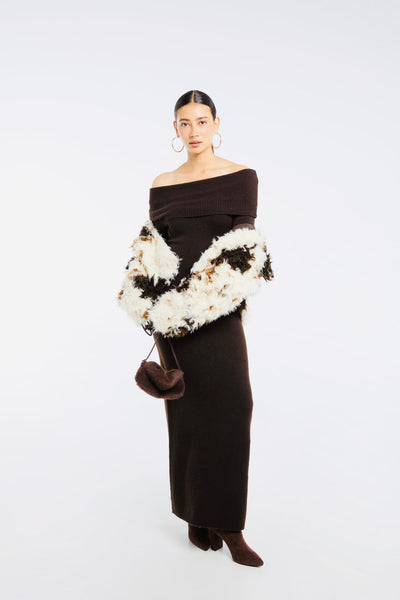 Robe Maxi à Épaulettes