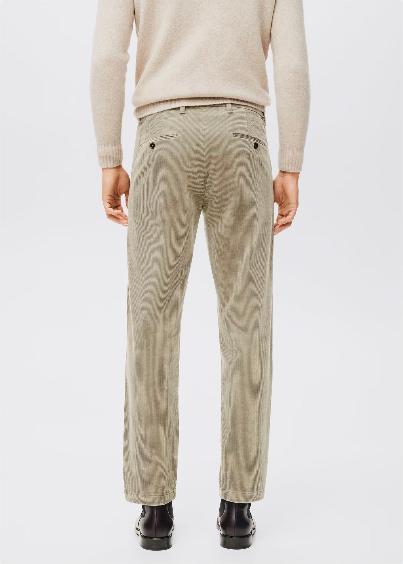 Pantalon Velours Côtelé Slim-Fit