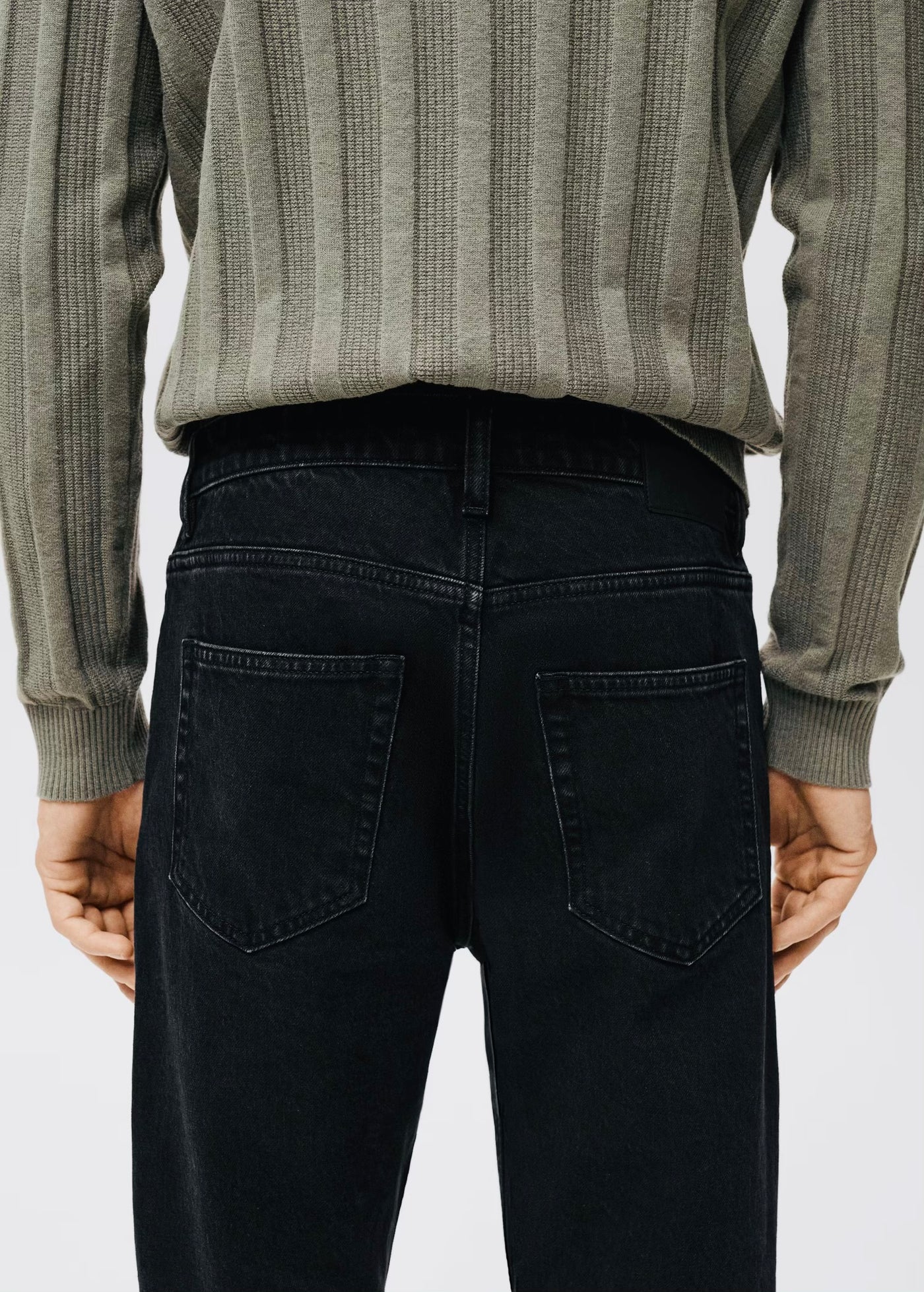 Jean Ben Cropped Tapered-Fit Mango
